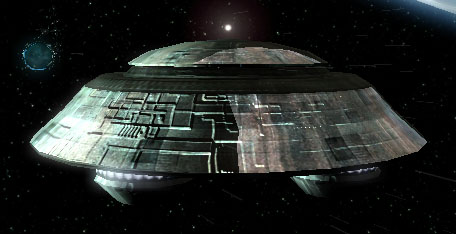 Уникальный снимок "Неизвестного летающего объекта" в игре X3.Если за ним долго наблюдать,то можно долететь до Неизвестных секторов.